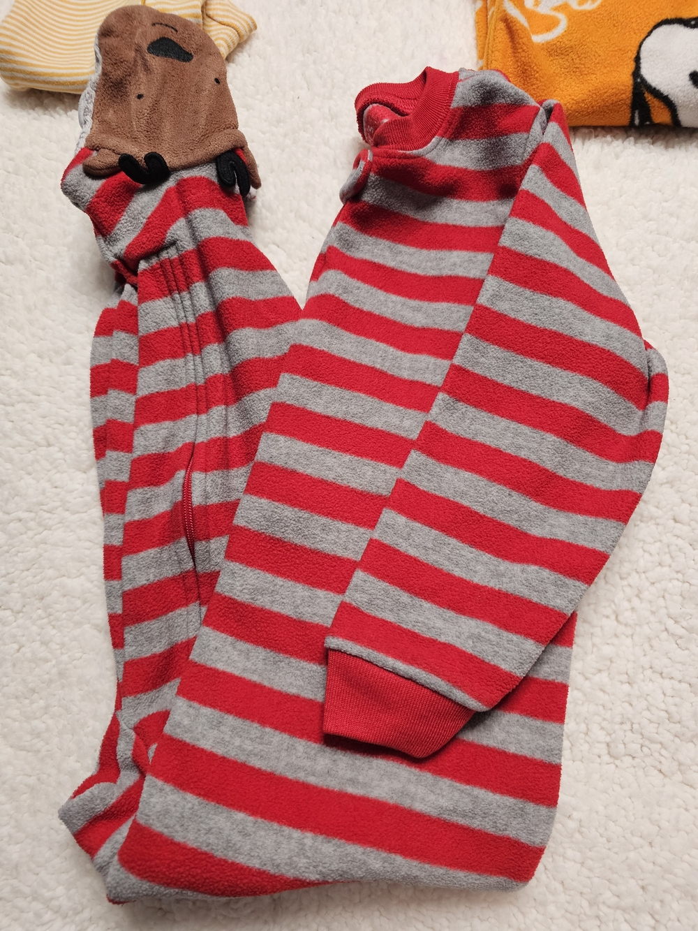 Bundle 5 Pcs Boys 3T Pajamas Fall Winter - Picture 3 of 10